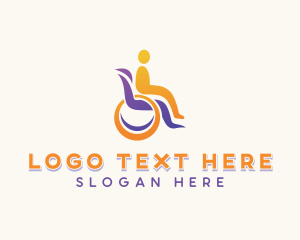 Disabled - Paralympic Disability Organization logo design