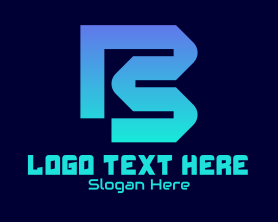 Pixelate - Digital Tech Letter B logo design