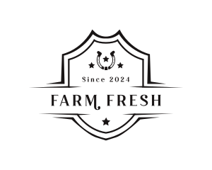 Western Horseshoe Farm logo design