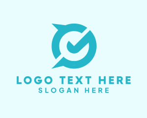 Business Solutions - Modern Tilted Letter G logo design