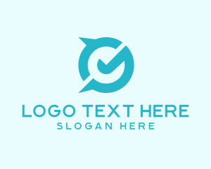 Abstract - Modern Tilted Letter G logo design