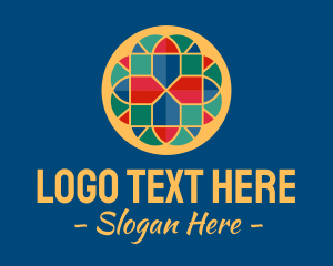 Mosaic - Colorful Lantern Pattern logo design