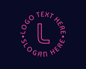 Telecom - Cyber Neon Technology logo design