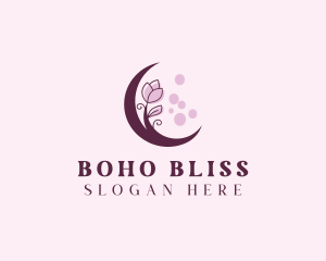 Moon Floral Boutique logo design