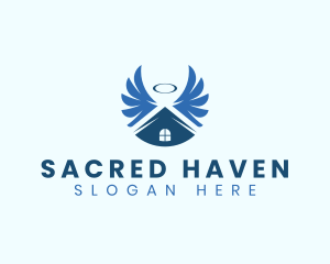 Angel Wings House logo design