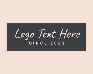 Signage - Simple Business Firm logo design