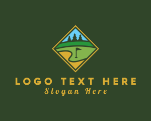 Golf Course Diamond logo design