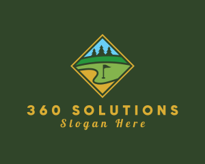 Golf Course Diamond logo design