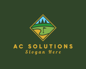 Golf Course Diamond logo design