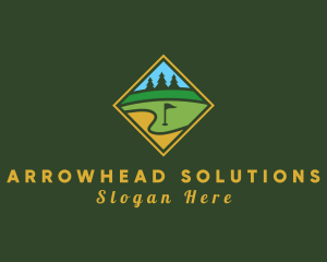 Golf Course Diamond logo design