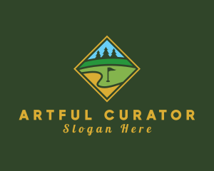 Golf Course Diamond logo design