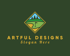 Golf Course Diamond logo design