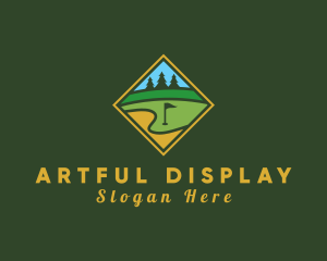 Golf Course Diamond logo design