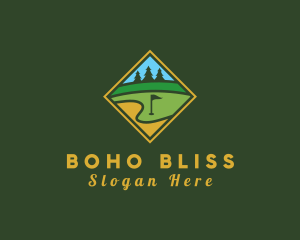 Golf Course Diamond logo design