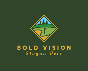 Golf Course Diamond logo design