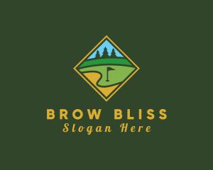 Golf Course Diamond logo design