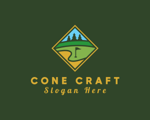 Golf Course Diamond logo design