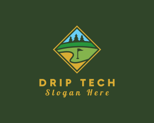 Golf Course Diamond logo design