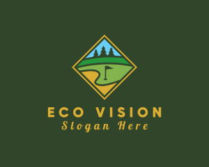 Golf Course Diamond logo design