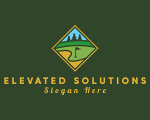 Golf Course Diamond logo design