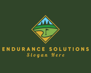 Golf Course Diamond logo design