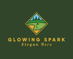 Golf Course Diamond logo design