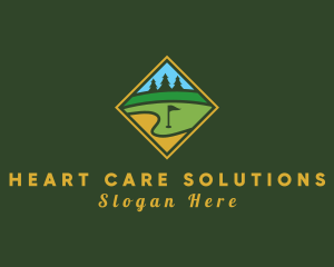 Golf Course Diamond logo design