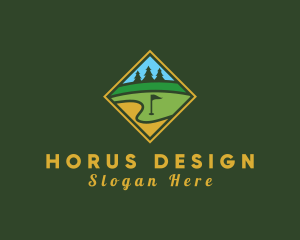 Golf Course Diamond logo design