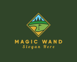 Golf Course Diamond logo design