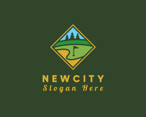 Golf Course Diamond logo design