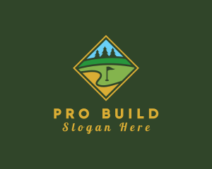 Golf Course Diamond logo design