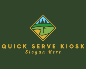 Golf Course Diamond logo design