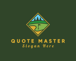 Golf Course Diamond logo design