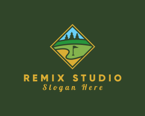 Golf Course Diamond logo design