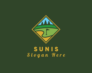 Golf Course Diamond logo design