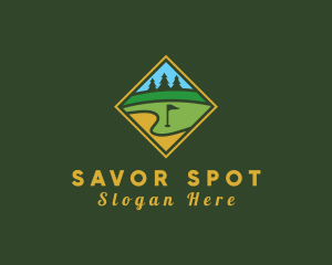 Golf Course Diamond logo design