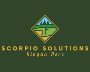 Golf Course Diamond logo design