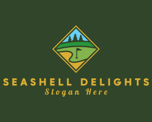 Golf Course Diamond logo design