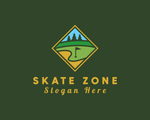 Golf Course Diamond logo design