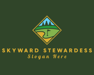 Golf Course Diamond logo design