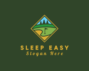 Golf Course Diamond logo design