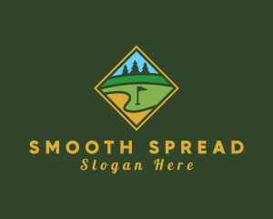 Golf Course Diamond logo design