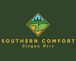 Golf Course Diamond logo design