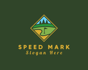 Golf Course Diamond logo design