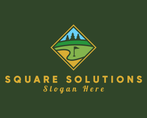 Golf Course Diamond logo design