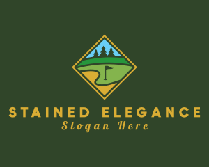 Golf Course Diamond logo design