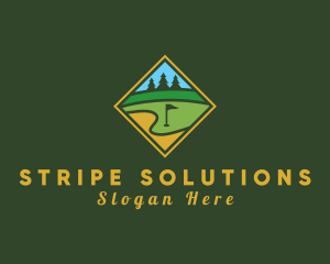 Golf Course Diamond logo design