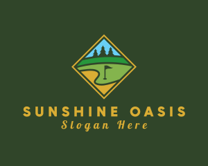 Golf Course Diamond logo design