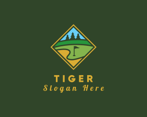 Golf Course Diamond logo design