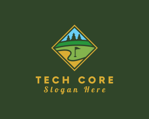 Golf Course Diamond logo design